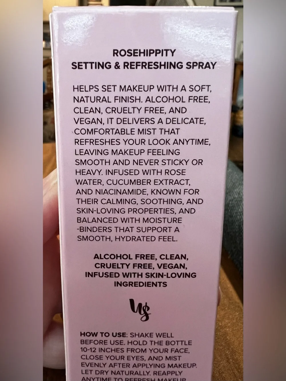 WHATS UP BEAUTY ROSEHIPPITY SETTING & REFRESHING SPRAY 80ML/2.7 FL OZ - NEW